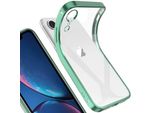 Iphone Xr Case, Leggero Trasparente Clear Gel Tpu Silicone Square Cover Telaio Protettivo Per Iphone Xr Verde