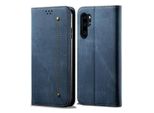 Custodia Huawei P30 Pro, Custodia In Pelle Con Chiusura Magnetica E Funzione Stand Per Huawei P30 Pro Blu