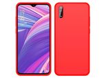 Custodia Vivo Y7S, Custodia Protettiva In Silicone Liquido Resistente Agli Urti E Ai Graffi Per Vivo Y7S Rosso
