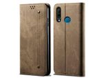 Huawei P30 Lite Case, Custodia In Pelle A Portafoglio Con Chiusura Magnetica E Custodia Con Funzione Stand Per Huawei P30 Lite Khaki