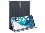 Custodia Galaxy S20 Fe, Custodia Sottile In Pelle Con Finestra E Supporto Per Samsung Galaxy S20 Fe Blu Navy