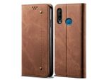 Huawei P30 Lite Case, Custodia A Portafoglio In Pelle Con Chiusura Magnetica E Custodia Con Funzione Stand Per Huawei P30 Lite Marrone