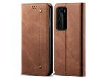 Custodia Huawei P40 Pro, Custodia A Portafoglio In Pelle Con Chiusura Magnetica E Custodia Con Funzione Stand Per Huawei P40 Pro Huawei P40 Pro Marrone