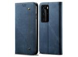 Custodia Huawei P40 Pro, Custodia In Pelle A Portafoglio Con Chiusura Magnetica E Custodia Con Funzione Stand Per Huawei P40 Pro Huawei P40 Pro Blu