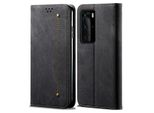 Custodia Huawei P40 Pro, Custodia In Pelle Con Chiusura Magnetica E Funzione Stand Per Huawei P40 Pro Huawei P40 Pro Nero