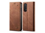 Oppo Realme 7 Case, Custodia In Pelle A Portafoglio Con Chiusura Magnetica E Custodia Con Funzione Stand Per Oppo Realme 7 Brown