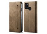 Custodia Oppo Realme 7I, Custodia In Pelle A Portafoglio Con Chiusura Magnetica E Custodia Con Funzione Stand Per Oppo Realme 7I Khaki