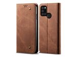 Custodia Oppo Realme 7I, Custodia In Pelle A Portafoglio Con Chiusura Magnetica E Custodia Con Funzione Stand Per Oppo Realme 7I Marrone