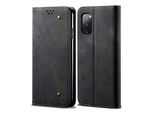 Custodia Galaxy S20 Fe, Custodia A Portafoglio In Pelle Con Chiusura Magnetica E Funzione Stand Per Samsung Galaxy S20 Fe Nero