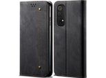 Oppo Realme 7 Case, Custodia In Pelle A Portafoglio Con Chiusura Magnetica E Custodia Con Funzione Stand Per Oppo Realme 7 Nero