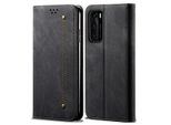 Custodia Huawei P40, Custodia In Pelle A Portafoglio Con Chiusura Magnetica E Custodia Con Funzione Stand Per Huawei P40 Huawei P40 Nero