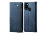 Custodia Oppo Realme 7I, Custodia In Pelle Con Chiusura Magnetica E Funzione Stand Per Oppo Realme 7I Blu
