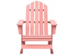 Vidaxl Sedia A Dondolo Adirondack In Legno Massiccio Di Abete Rosa