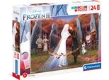 Clementoni Puzzle 24 Pezzi Maxi Superkolor Frozen 2 24217