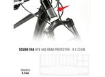 Adesivo Di Protezione Del Telaio Della Bicicletta Trasparente