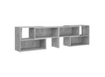 Mobile Tv Grigio Cemento 149X30X52 Cm Materiale A Base Di Legno