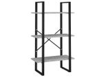 Scaffale Portaoggetti Grigio Cemento 60X30X105 Cm Materiale A Base Di Legno