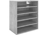 Vidaxl Scarpiera Grigio Cemento 60X35X70 Cm Materiale A Base Di Legno