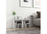 Comodini 2 Pz. Bianco Lucido 40X30X40 Cm Materiale A Base Di Legno