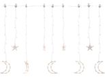 Vidaxl Luci Di Fata Stella E Luna Telecomando 345 Led Bianco Caldo