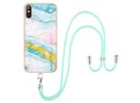 Custodia Con Cinturino Per Xiaomi Redmi 9A, Paraurti In Tpu Morbido, Custodia Protettiva, Con Cinturino Regolabile Oro
