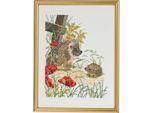 Eva Rosenstand Set Punto Croce "Riccio"", Schema Di Conteggio, 32X43Cm"