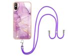 Custodia Con Cinturino Per Xiaomi Redmi 9A, Paraurti In Tpu Morbido, Custodia Protettiva, Con Cinturino Regolabile Rosa