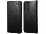 Custodia Per Samsung Galaxy A53 5G, Custodia In Pelle Flip Wallet Con Funzione Stand Nero