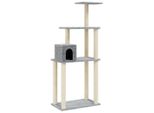 Vidaxl Graffiatoio In Sisal Grigio Chiaro 147 Cm