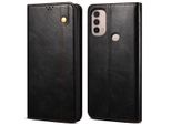 Custodia Per Motorola Moto E20 / E30 / E40, Custodia In Pelle Flip Wallet Con Funzione Stand Nero