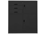 Vidaxl Armadio Per Ufficio Antracite 90X40X102 Cm Acciaio