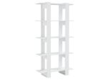 Libreria/Divisorio Bianco 80X30X160 Cm In Materiale Ligneo
