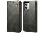 Custodia Per Oneplus Nord Ce 2 5G, Custodia In Pelle Flip Wallet Con Funzione Stand Verde