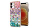 Custodia Per Iphone 12, Cassa Paraurti In Silicone Tpu Antiurto A Fantasia Colorful