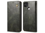 Custodia Per Oppo A35, Portafoglio In Pelle Flip Case Con Funzione Stand Verde