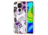 Custodia Per Xiaomi Redmi Note 9, Custodia In Silicone Tpu Antiurto A Fantasia Purple