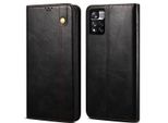 Custodia Per Xiaomi Redmi Note 11, Portafoglio In Pelle Flip Case Con Funzione Stand Nero