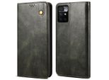 Custodia Per Xiaomi Redmi 10, Portafoglio In Pelle Flip Case Con Funzione Stand Verde