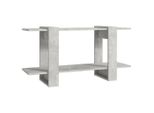 Libreria In Cemento Grigio 100X30X51 Cm Materiale A Base Di Legno