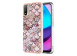 Custodia Per Motorola Moto E20 / E30 / E40, Custodia In Silicone Tpu Antiurto A Fantasia Rosa