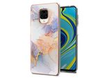 Custodia Per Xiaomi Redmi Note 9S / 9 Pro / 9 Pro Max, Custodia In Silicone Tpu Antiurto A Fantasia Bianco