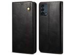 Custodia Per Oneplus Nord N200 5G, Custodia In Pelle Flip Wallet Con Funzione Stand Nero