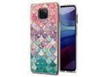 Custodia Per Motorola Moto G Power 2021, Cassa Paraurti In Silicone Tpu Antiurto A Fantasia Colorful