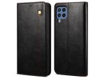 Custodia Per Samsung Galaxy M42 4G, Custodia In Pelle Flip Wallet Con Funzione Stand Nero