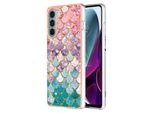 Custodia Per Motorola Moto G200, Cassa Paraurti In Silicone Tpu Antiurto A Fantasia Colorful