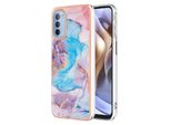 Custodia Per Motorola Moto G31 / G41, Custodia In Silicone Tpu Antiurto A Fantasia, Blu