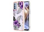 Custodia Per Motorola Moto G31 / G41, Custodia In Silicone Tpu Antiurto A Fantasia Viola