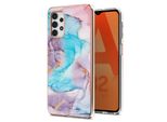 Custodia Per Samsung Galaxy A32 5G / M32 5G, Custodia In Silicone Tpu Antiurto A Fantasia Blu