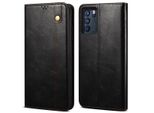 Custodia Per Oppo Reno6 4G, Custodia In Pelle Flip Wallet Con Funzione Stand Nero
