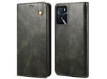 Custodia Per Oppo A16, Portafoglio In Pelle Flip Case Con Funzione Di Stand Verde
